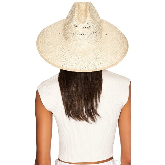 Lack of Color The Vista Hat in Natural & White main image 6